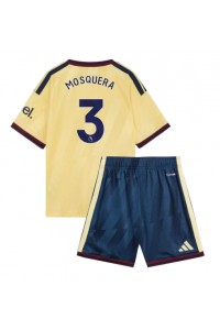 Arsenal Cristhian Mosquera #3 Jalkapallovaatteet Lasten Kolmas peliasu 2026-27 Lyhythihainen (+ Lyhyet housut)